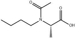 Alanine,  N-acetyl-N-butyl- 结构式