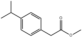 4-(1-METHYLETHYL)-BENZENEACETIC ACID METHYL ESTER 结构式