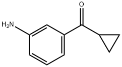 3-氨基苯基环丙基甲酮 结构式