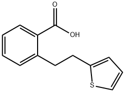 2-[2-(2-噻吩基)乙基]苯甲酸 结构式