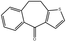 9, 10-二氢-4H-苯并[4, 5]环庚三烯[1, 2-B]噻吩-4-酮 结构式