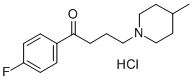 1-[3-(对氟苯甲酰基)丙基]-4-甲基哌嗪氯化物 结构式