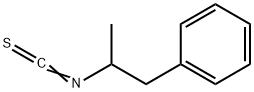 (2-异硫氰基丙基)苯 结构式