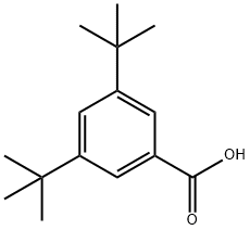 3,5-二叔丁基苯甲酸 结构式
