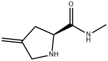 2-Pyrrolidinecarboxamide,N-methyl-4-methylene-,(S)-(9CI) 结构式