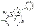 6-O-苄基-2,3-二-O-乙酰基 - 甲基-Α-D-D-吡喃葡萄糖苷 结构式