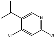 2,4-dichloro-5-(prop-1-en-2-yl)pyridine 结构式