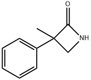 3-Methyl-3-phenylazetidin-2-one 结构式