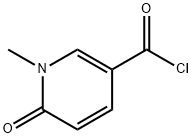 3-Pyridinecarbonyl chloride, 1,6-dihydro-1-methyl-6-oxo- (9CI) 结构式