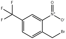 2-硝基-4-(三氟甲基)溴苄 结构式