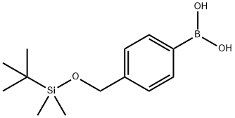 4-TBSMS-羟氧甲基苯硼酸 结构式