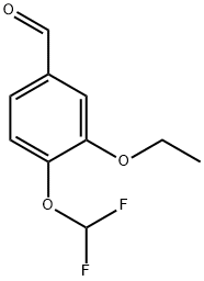 4-二氟甲氧基-3-乙氧基苯甲醛 结构式