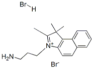 3-(3-Aminopropyl)-1,1,2-trimethyl-benz[e]indolium bromide hydrobromide 结构式