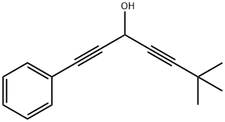 1-(1,1-diMethylethyl)-5-phenyl-1,4-pentadiyn-3-ol 结构式