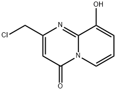 2-(氯甲基)-9-羟基-4H-吡啶并[1,2-A]嘧啶-4-酮 结构式