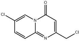 7-氯-2-(氯甲基)-4H-吡啶并[1,2-A]嘧啶-4-酮 结构式