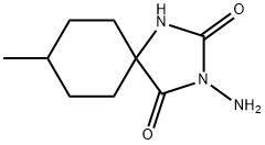 3-氨基-8-甲基-1,3-二氮杂螺[4.5]癸烷-2,4-二酮 结构式