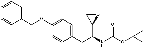 赤配位-N-BOC-苄基-L-酪氨酸环氧化物 结构式