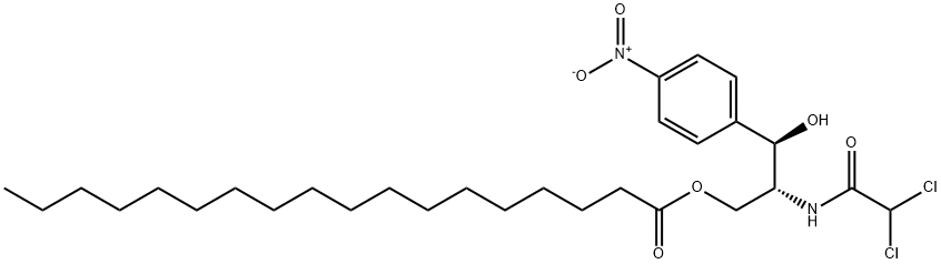 氯霉素硬脂酸酯 结构式