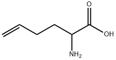 2-AMINOHEX-5-ENOIC ACID 结构式