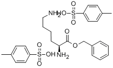 (S)-2,6-二氨基己酸苄酯双(4-甲基苯磺酸盐) 结构式