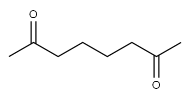 2,7-辛二酮 结构式