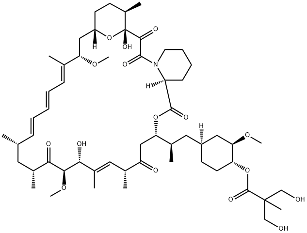 西罗莫司脂化物 结构式
