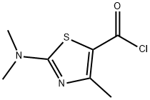 5-Thiazolecarbonyl chloride, 2-(dimethylamino)-4-methyl- (9CI) 结构式