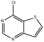 4-氯噻吩并[3,2-d]嘧啶 结构式