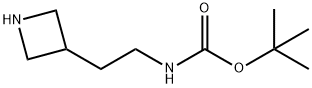 3-BOC-氨基乙基氮杂环丁烷 结构式