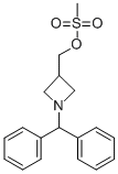 甲磺酸 (1-二苯甲基氮杂环丁烷-3-基)甲酯 结构式