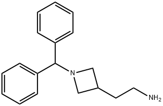 1-二苯基甲基-3-氮杂啶乙胺 结构式