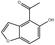 1-(5-HYDROXYBENZOFURAN-4-YL)ETHANONE 结构式