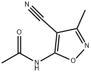 Acetamide, N-(4-cyano-3-methyl-5-isoxazolyl)- (9CI) 结构式