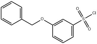 3-(BENZYLOXY)BENZENE-1-SULFONYL CHLORIDE 结构式