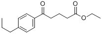 ETHYL 5-(4-N-PROPYLPHENYL)-5-OXOVALERATE 结构式