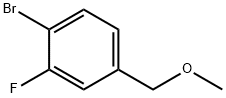 1-溴-2-氟-4-(甲氧基甲基)苯 结构式