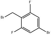 4-溴-2,6-二氟苄基溴 结构式