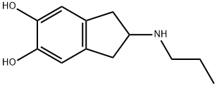 1H-Indene-5,6-diol, 2,3-dihydro-2-(propylamino)- (9CI) 结构式