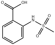 2-甲基磺酰胺基苯甲酸 结构式
