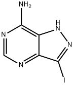 3-碘-1H-吡唑并[4,3-D]嘧啶-7-胺 结构式