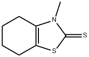 3-Methyl-4,5,6,7-tetrahydrobenzothiazole-2(3H)-thione 结构式