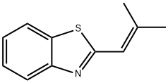 Benzothiazole, 2-(2-methyl-1-propenyl)- (9CI) 结构式