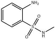 2-氨基-N-甲基苯磺酰胺 结构式