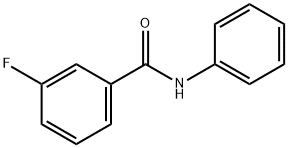 N-PHENYL 3-FLUOROBENZAMIDE 结构式