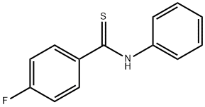 4-fluoro-N-phenyl-benzenecarbothioamide 结构式