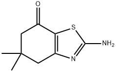 2-氨基-5,5-二甲基-5,6-二氢-4H-苯并噻唑-7-酮 结构式