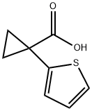 1-(噻吩-2-基)环丙烷羧酸 结构式