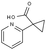 1-(吡啶-2-基)环丙烷羧酸 结构式