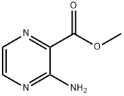 3-氨基吡嗪-2-羧酸甲酯 结构式